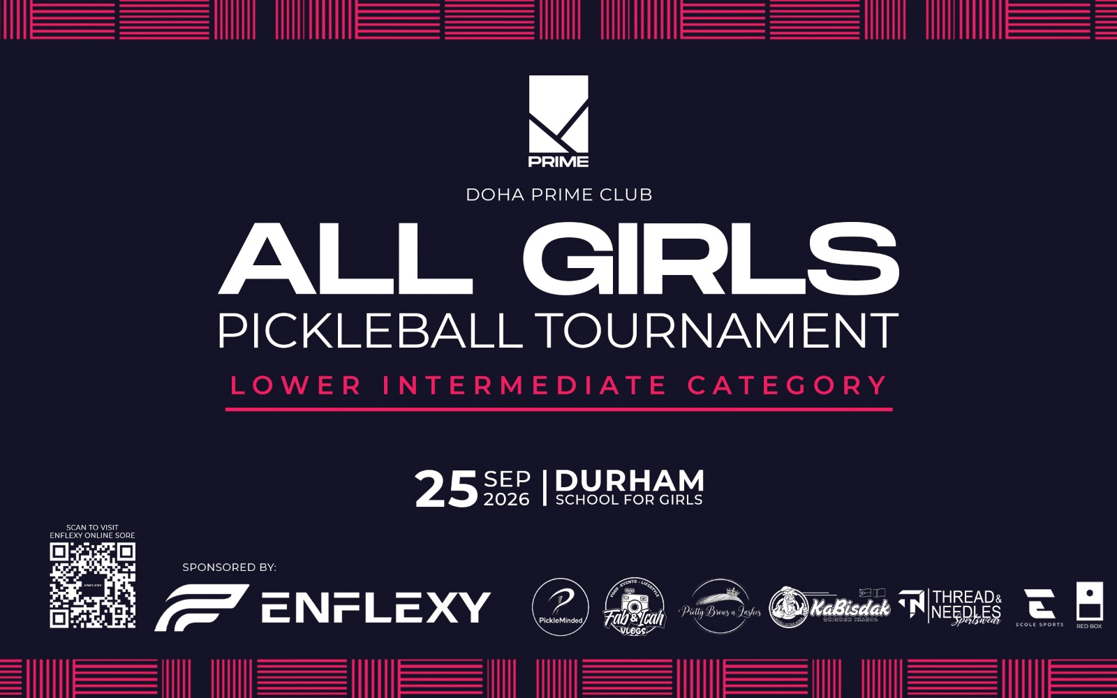 All Girls Pickleball Tournament , 25 Sep 2026 at Durham School for Girls